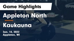 Appleton North  vs Kaukauna  Game Highlights - Jan. 14, 2022