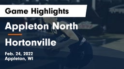 Appleton North  vs Hortonville  Game Highlights - Feb. 24, 2022