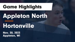 Appleton North  vs Hortonville  Game Highlights - Nov. 30, 2023