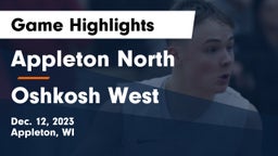 Appleton North  vs Oshkosh West  Game Highlights - Dec. 12, 2023