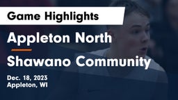 Appleton North  vs Shawano Community  Game Highlights - Dec. 18, 2023