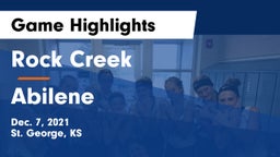 Rock Creek  vs Abilene  Game Highlights - Dec. 7, 2021