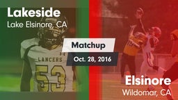 Matchup: Lakeside High vs. Elsinore  2016