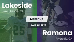 Matchup: Lakeside High vs. Ramona  2018