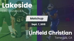 Matchup: Lakeside High vs. Linfield Christian  2018