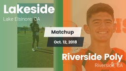 Matchup: Lakeside High vs. Riverside Poly  2018
