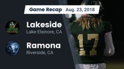 Recap: Lakeside  vs. Ramona  2018