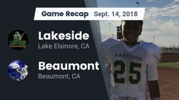 Recap: Lakeside  vs. Beaumont  2018