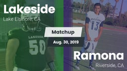Matchup: Lakeside High vs. Ramona  2019