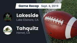 Recap: Lakeside  vs. Tahquitz  2019