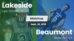 Matchup: Lakeside High vs. Beaumont  2019