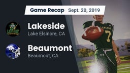 Recap: Lakeside  vs. Beaumont  2019
