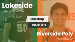 Matchup: Lakeside High vs. Riverside Poly  2019