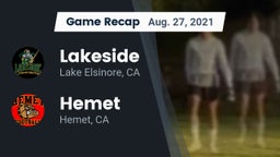 Recap: Lakeside  vs. Hemet  2021