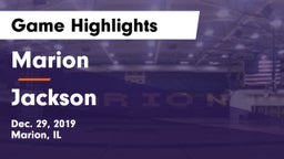 Marion  vs Jackson  Game Highlights - Dec. 29, 2019