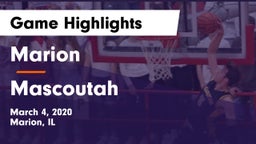 Marion  vs Mascoutah  Game Highlights - March 4, 2020