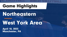 Northeastern  vs West York Area  Game Highlights - April 18, 2023