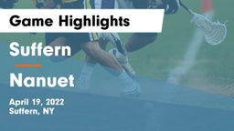 Suffern  vs Nanuet  Game Highlights - April 19, 2022