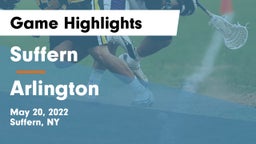 Suffern  vs Arlington  Game Highlights - May 20, 2022