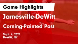 Jamesville-DeWitt  vs Corning-Painted Post  Game Highlights - Sept. 4, 2021