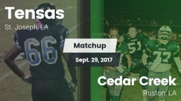 Matchup: Tensas  vs. Cedar Creek  2017