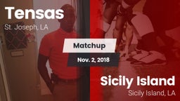 Matchup: Tensas  vs. Sicily Island  2018