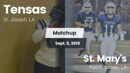Matchup: Tensas  vs. St. Mary's  2019