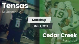 Matchup: Tensas  vs. Cedar Creek  2019