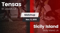 Matchup: Tensas  vs. Sicily Island  2019