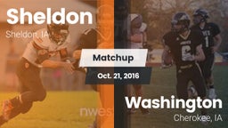 Matchup: Sheldon  vs. Washington  2016