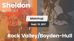 Matchup: Sheldon  vs. Rock Valley/Boyden-Hull 2017