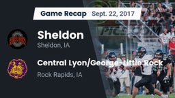Recap: Sheldon  vs. Central Lyon/George-Little Rock  2017