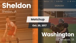 Matchup: Sheldon  vs. Washington  2017