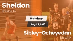 Matchup: Sheldon  vs. Sibley-Ocheyedan 2018