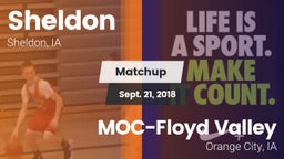 Matchup: Sheldon  vs. MOC-Floyd Valley  2018