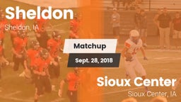 Matchup: Sheldon  vs. Sioux Center  2018