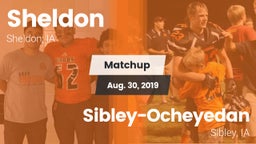 Matchup: Sheldon  vs. Sibley-Ocheyedan 2019