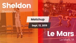 Matchup: Sheldon  vs. Le Mars  2019