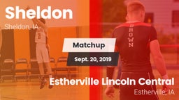 Matchup: Sheldon  vs. Estherville Lincoln Central  2019