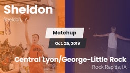 Matchup: Sheldon  vs. Central Lyon/George-Little Rock  2019