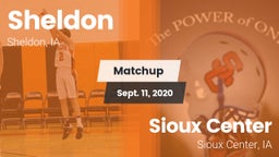 Matchup: Sheldon  vs. Sioux Center  2020