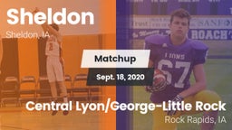 Matchup: Sheldon  vs. Central Lyon/George-Little Rock  2020