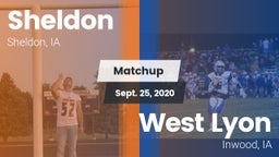 Matchup: Sheldon  vs. West Lyon  2020
