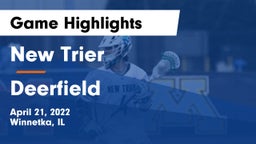 New Trier  vs Deerfield  Game Highlights - April 21, 2022