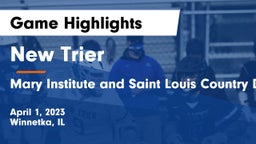 New Trier  vs Mary Institute and Saint Louis Country Day School Game Highlights - April 1, 2023