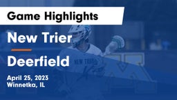 New Trier  vs Deerfield  Game Highlights - April 25, 2023