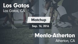 Matchup: Los Gatos High vs. Menlo-Atherton  2016