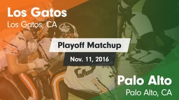 Matchup: Los Gatos High vs. Palo Alto  2016