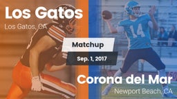 Matchup: Los Gatos High vs. Corona del Mar  2017