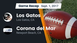 Recap: Los Gatos  vs. Corona del Mar  2017